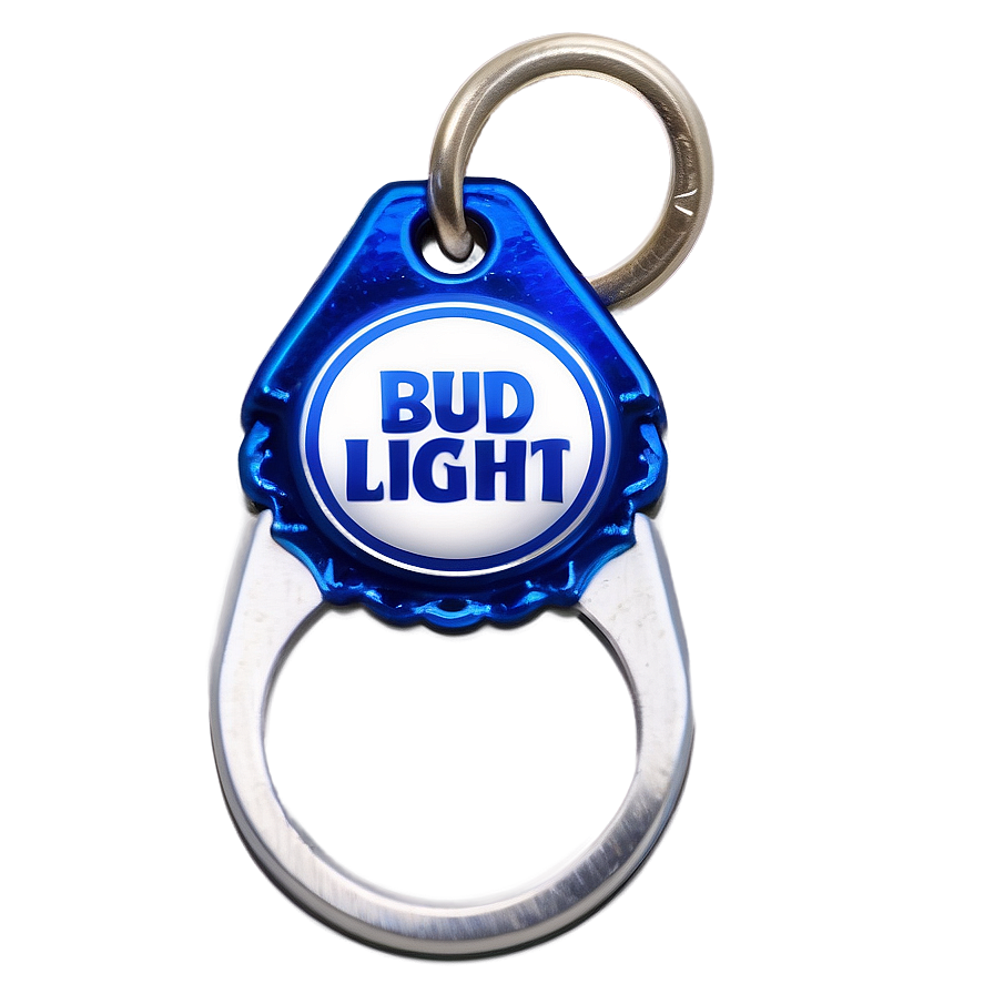 Bud Light Keychain Bottle Opener Png Xls95 PNG Image