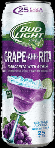 Bud Light Lime Grape Ahh Rita Can PNG Image