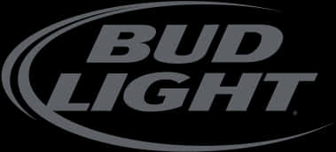 Bud Light Logo Black Background PNG Image