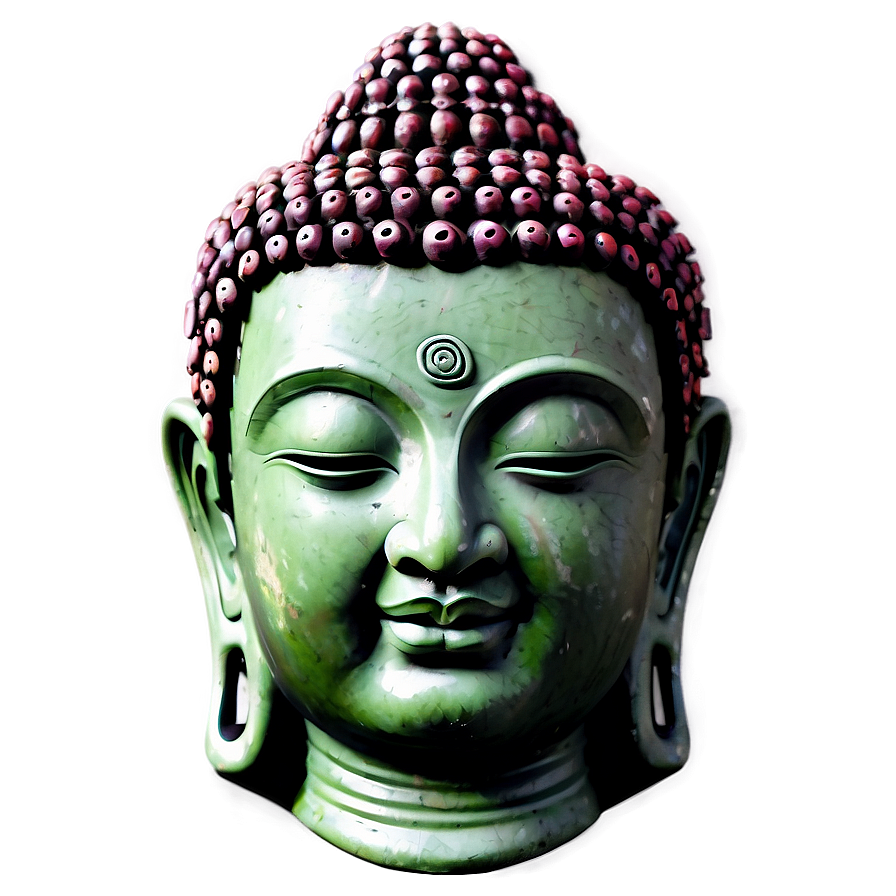 Buddha Head Statue Png 3 PNG Image