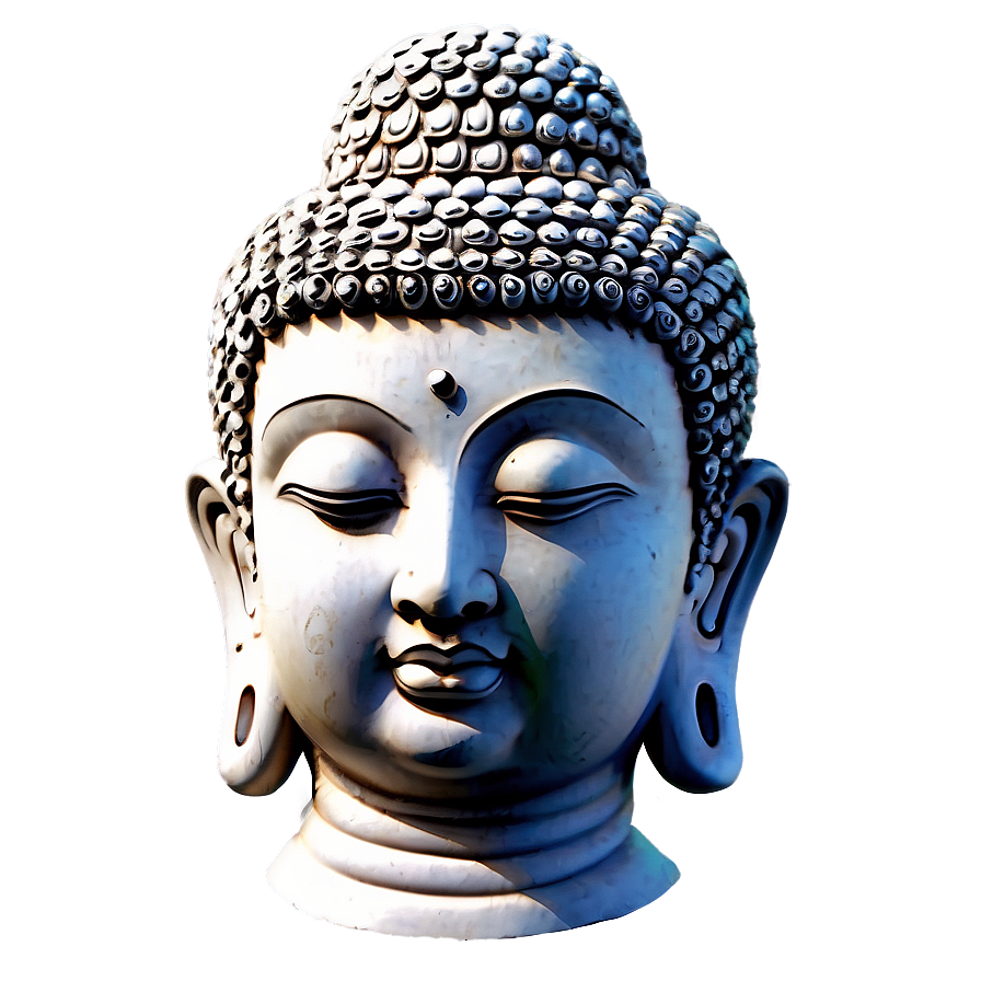 Buddha Head Statue Png Ucs PNG Image