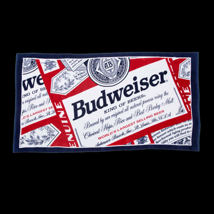 Budweiser Beer Brand Bandana PNG Image