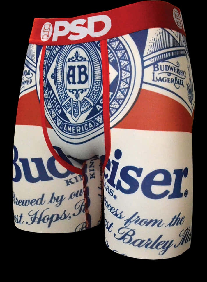 Budweiser Branded Boxer Briefs PNG Image