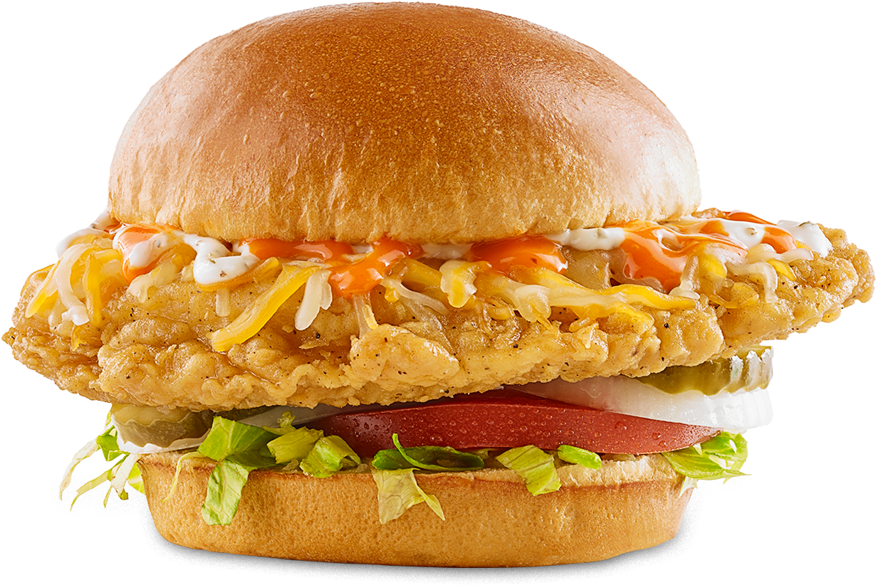 Buffalo Chicken Sandwich PNG Image