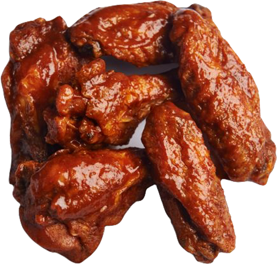 Buffalo Chicken Wings Closeup PNG Image