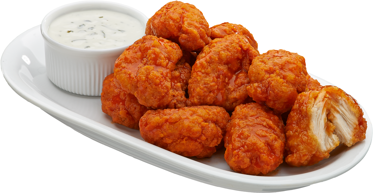 Buffalo Chicken Wingswith Dip PNG Image