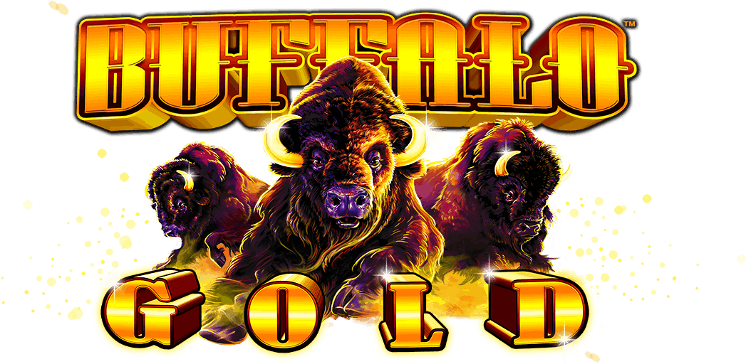 Buffalo Gold Slot Game Logo PNG Image