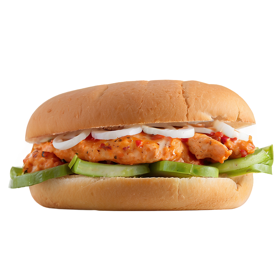 Buffalo Ranch Chicken Sandwich Png Elx24 PNG Image