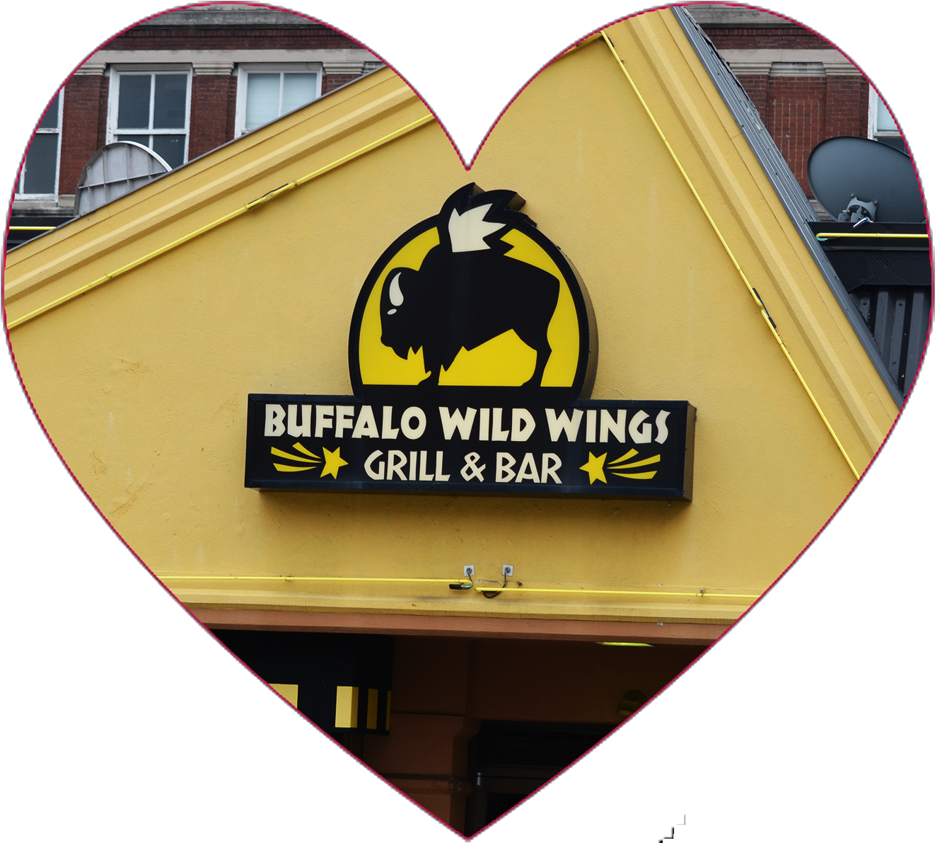 Buffalo Wild Wings Grill Bar Signage PNG Image