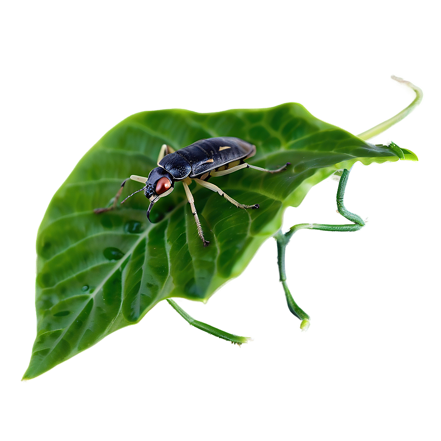 Bug On Leaf Png 38 PNG Image