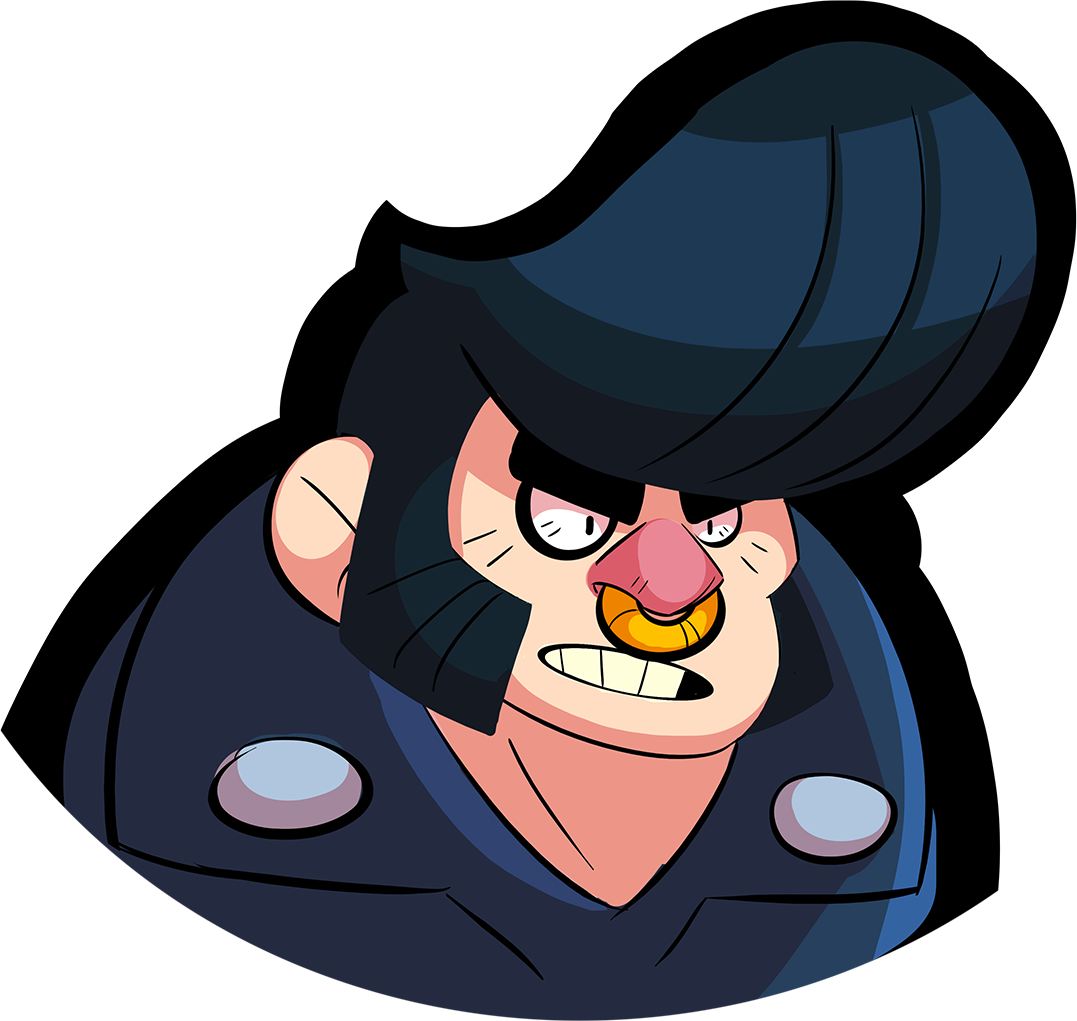 Bull Brawl Stars Character Art PNG Image