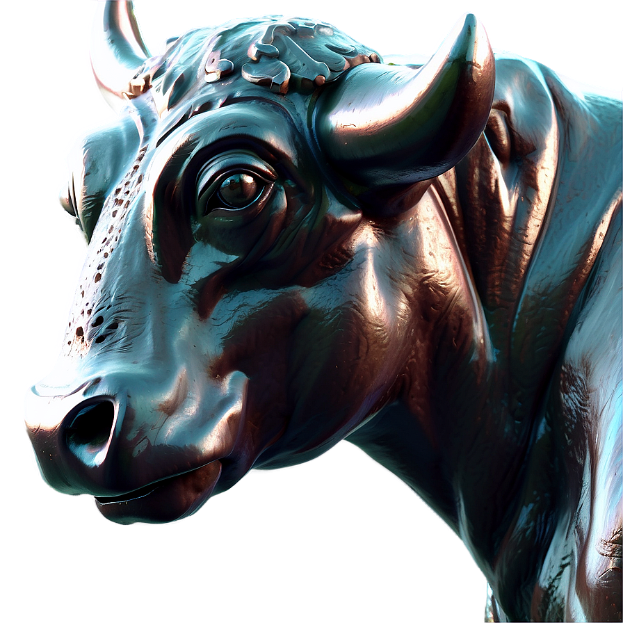 Bull Head Engraving Png Pfi41 PNG Image