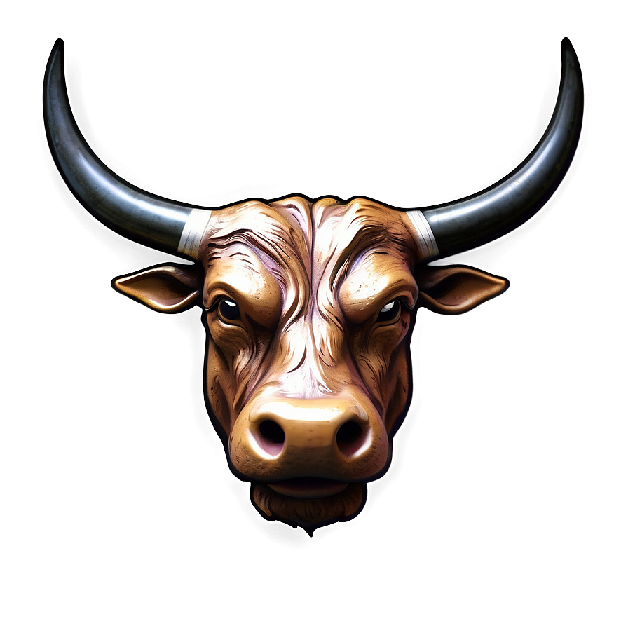 Bull Head In Color Png Aly PNG Image