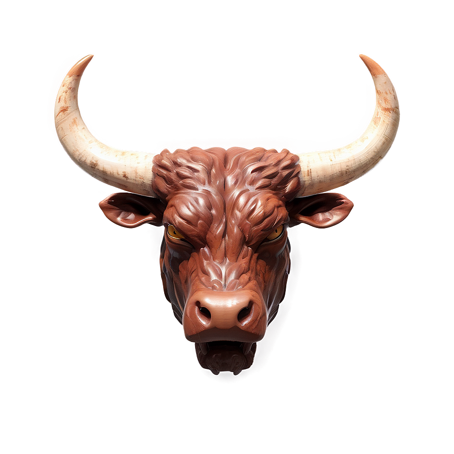 Bull Head In Flames Png Fro35 PNG Image