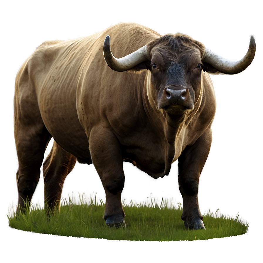 Bull In Field Png Crh83 PNG Image