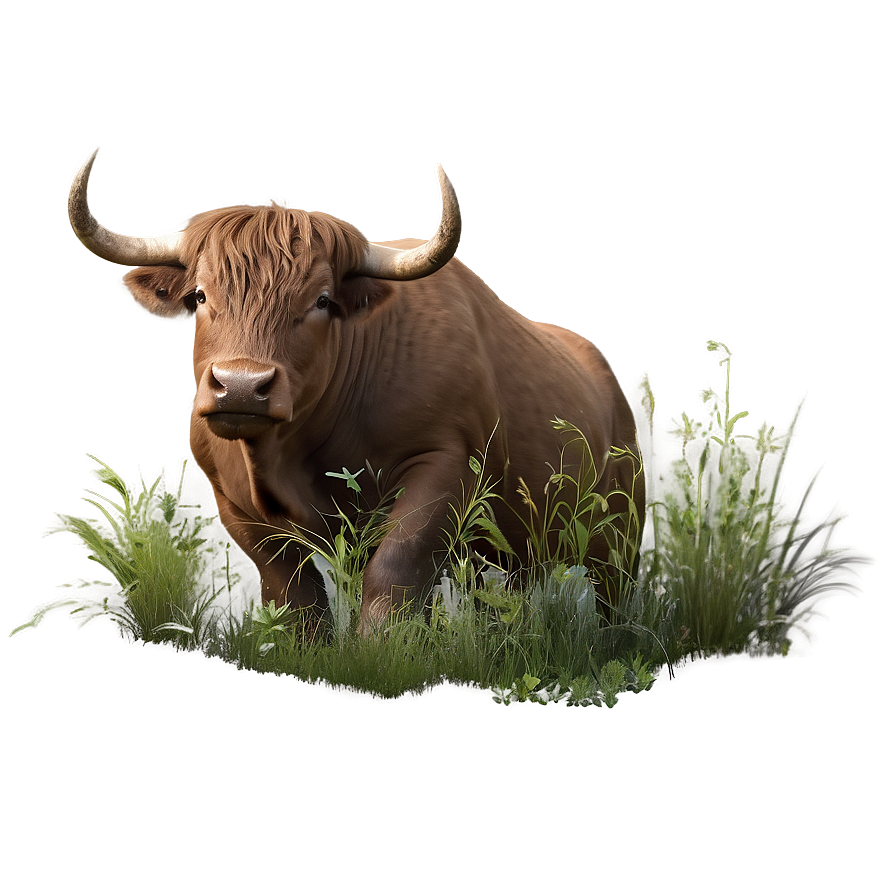 Bull In Nature Scene Png 83 PNG Image