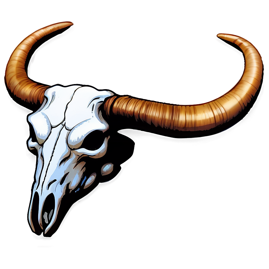 Bull Skull Silhouette Png Iwk51 PNG Image