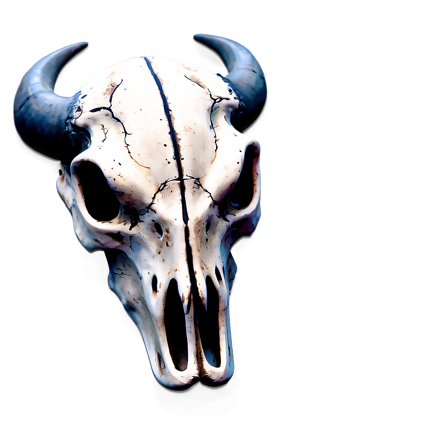 Bull Skull Tattoo Style Png 06122024 PNG Image