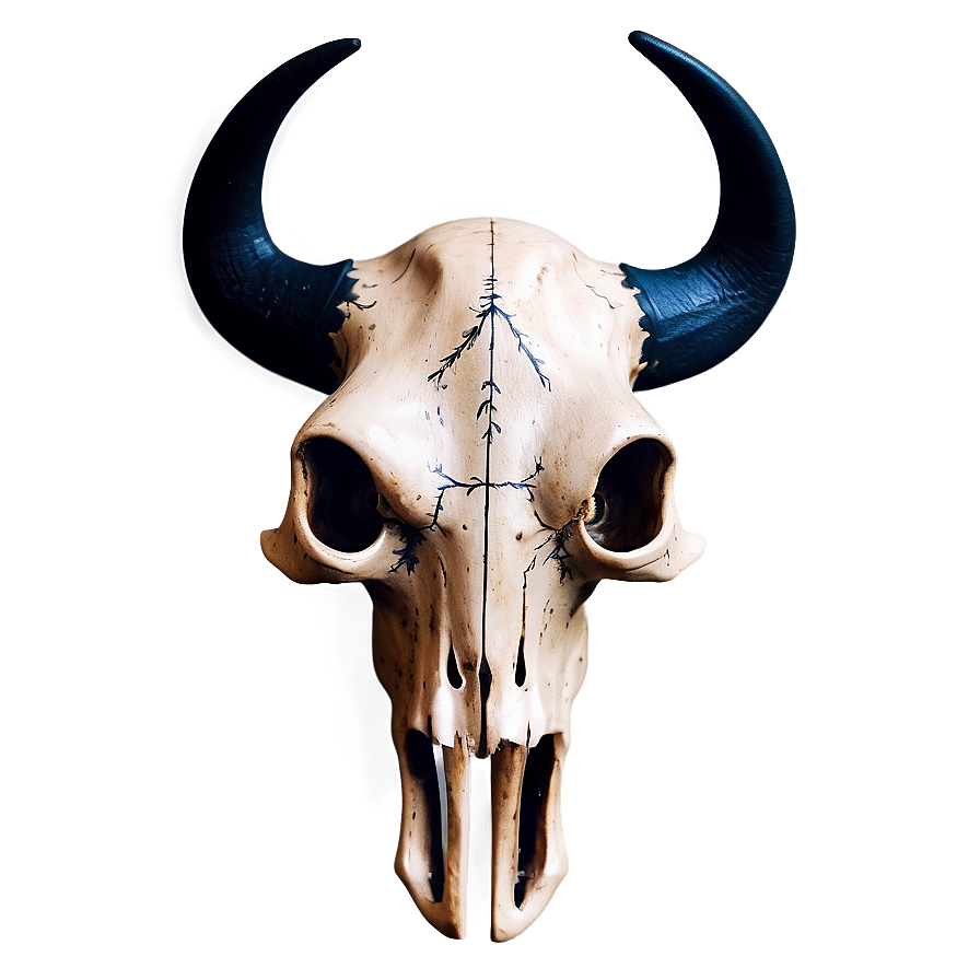 Bull Skull With Crossed Arrows Png 06122024 PNG Image