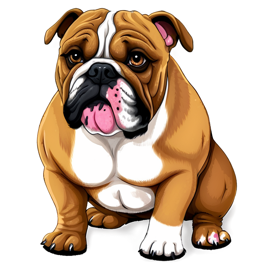 Bulldog Art Png 05212024 PNG Image