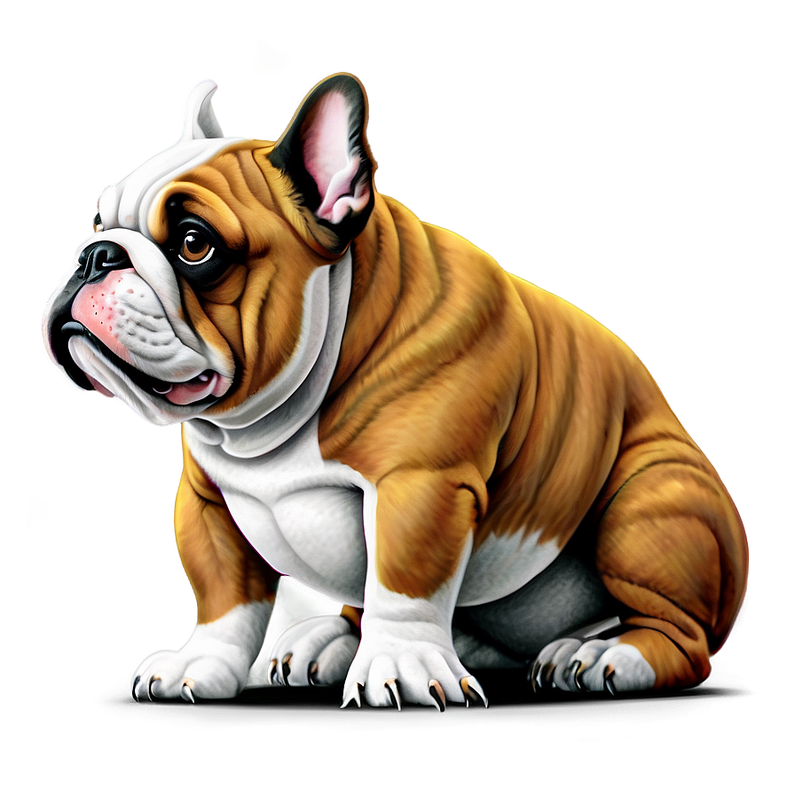 Bulldog Sketch Png 86 PNG Image