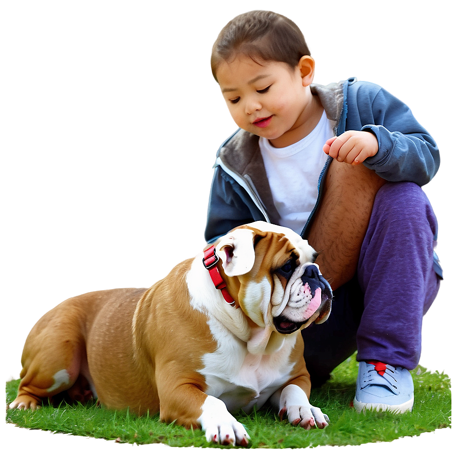 Bulldogs And Their Human Families Png Cct PNG Image