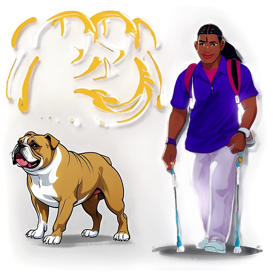 Bulldogs And Their Signature Walk Png Dec16 PNG Image