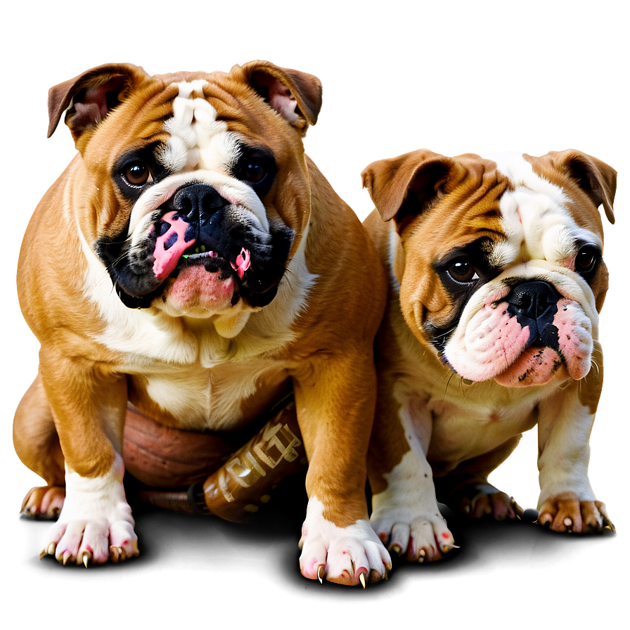 Bulldogs And Their Toys Png Ftb78 PNG Image