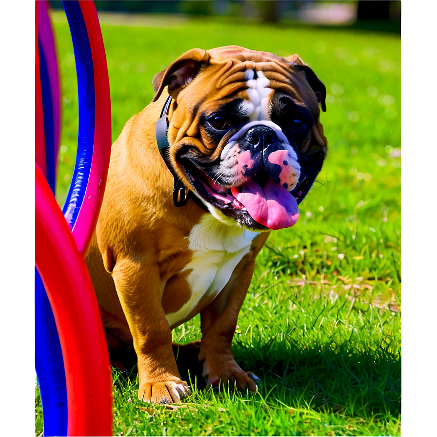 Bulldogs Enjoying The Park Png 36 PNG Image