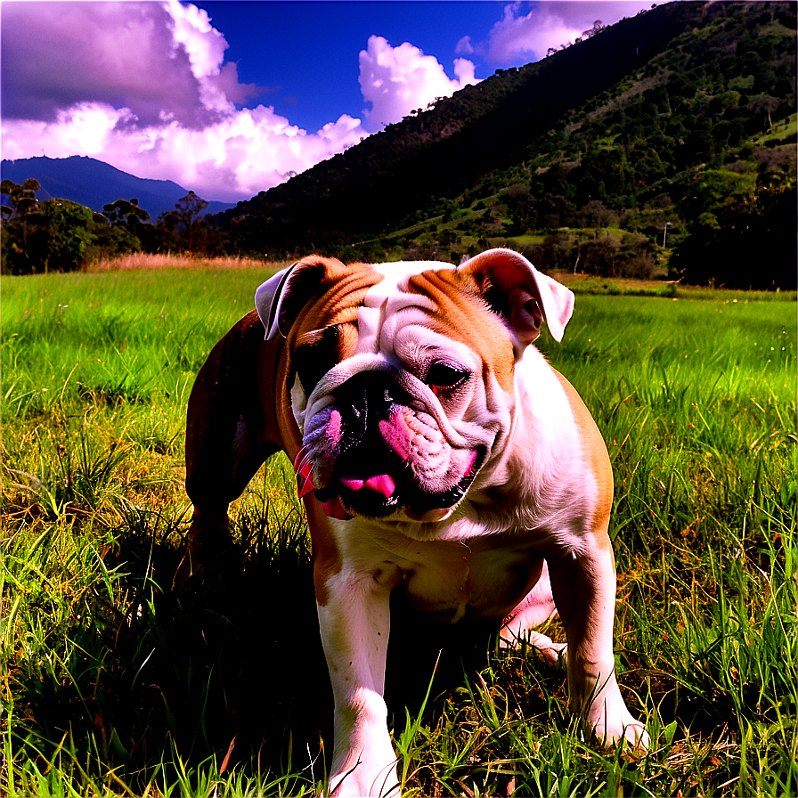 Bulldogs Exploring The Countryside Png Uki PNG Image