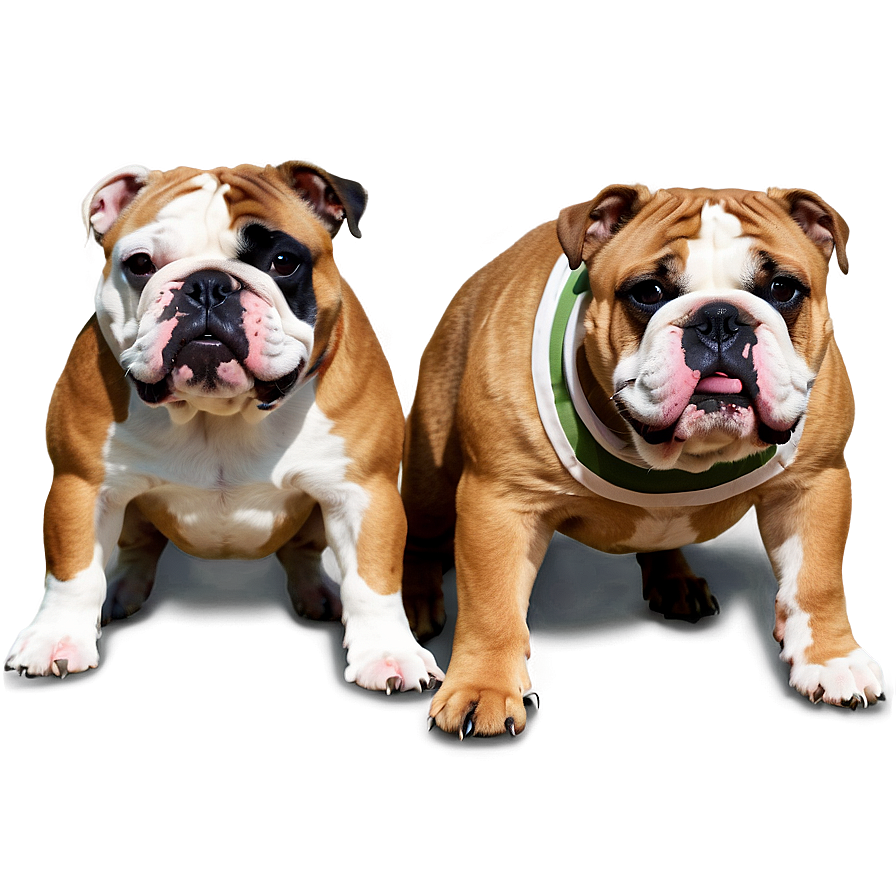 Bulldogs In Artistic Shots Png Fho PNG Image