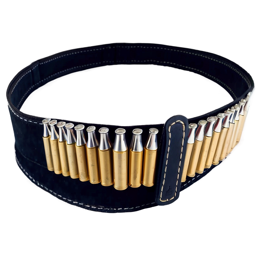 Bullet Belt On Black Png 18 PNG Image