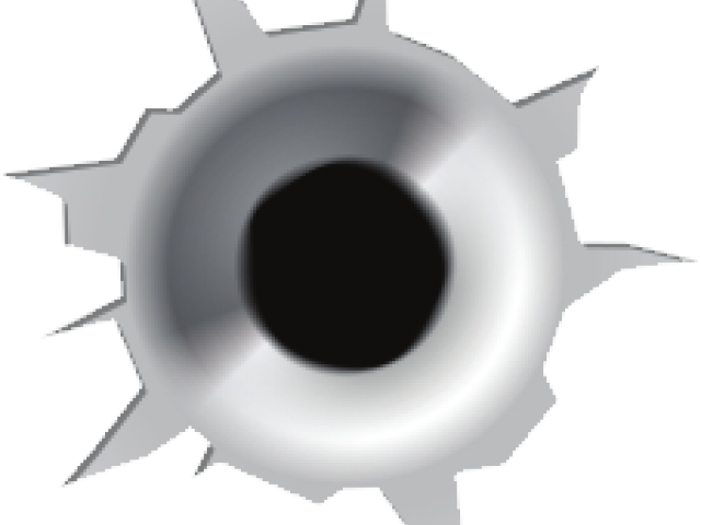 Bullet Hole Close Up Graphic PNG Image