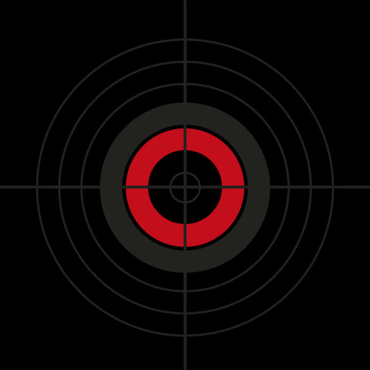 Bullseye Targetwith Crosshairs PNG Image