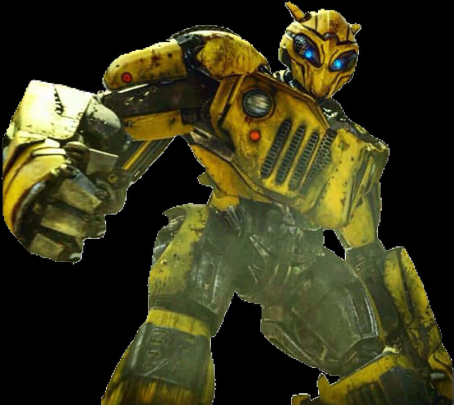 Bumblebee Autobot Warrior PNG Image