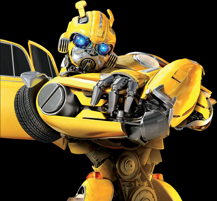 Bumblebee Transformers Autobot Character PNG Image