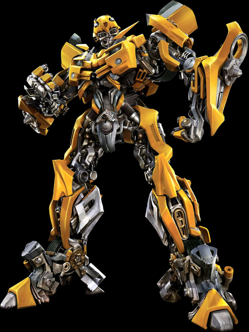 Bumblebee Transformers Robot PNG Image