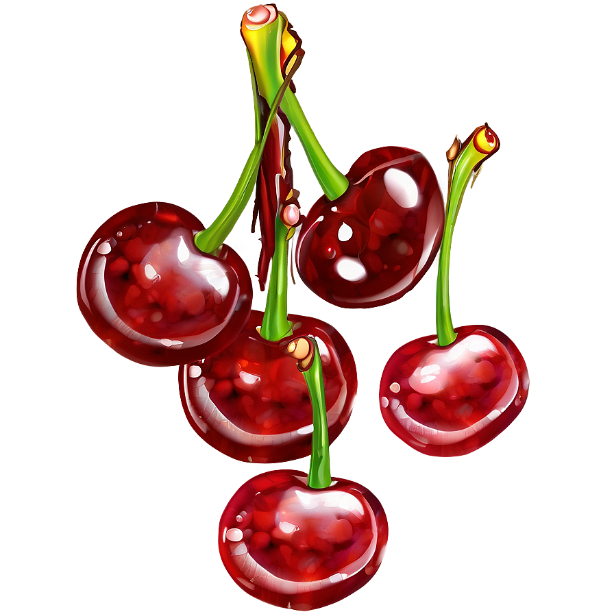 Bunch Of Cherries Png 98 PNG Image