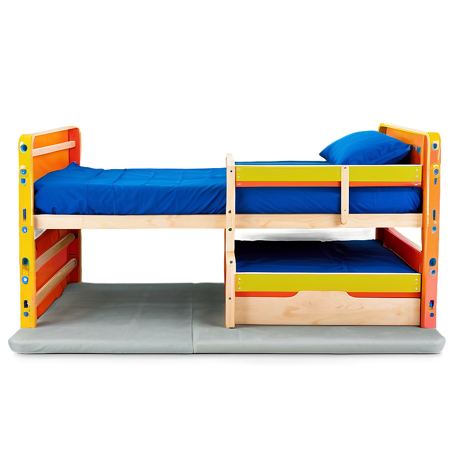 Bunk Bed With Desk Png Ypv56 PNG Image