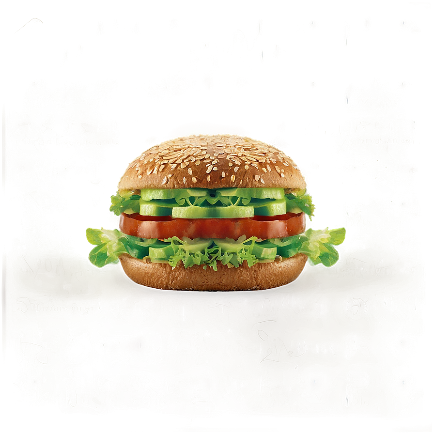 Burger King Veggie Burger Png Ojp PNG Image