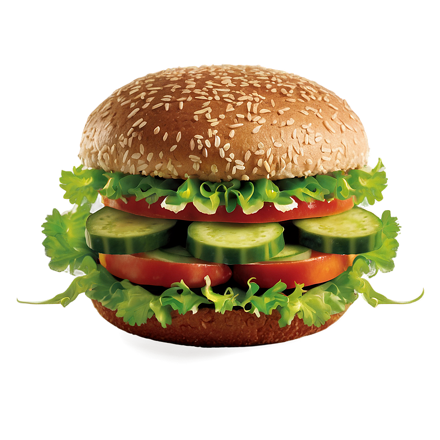 Burger King Veggie Burger Png Xaa70 PNG Image