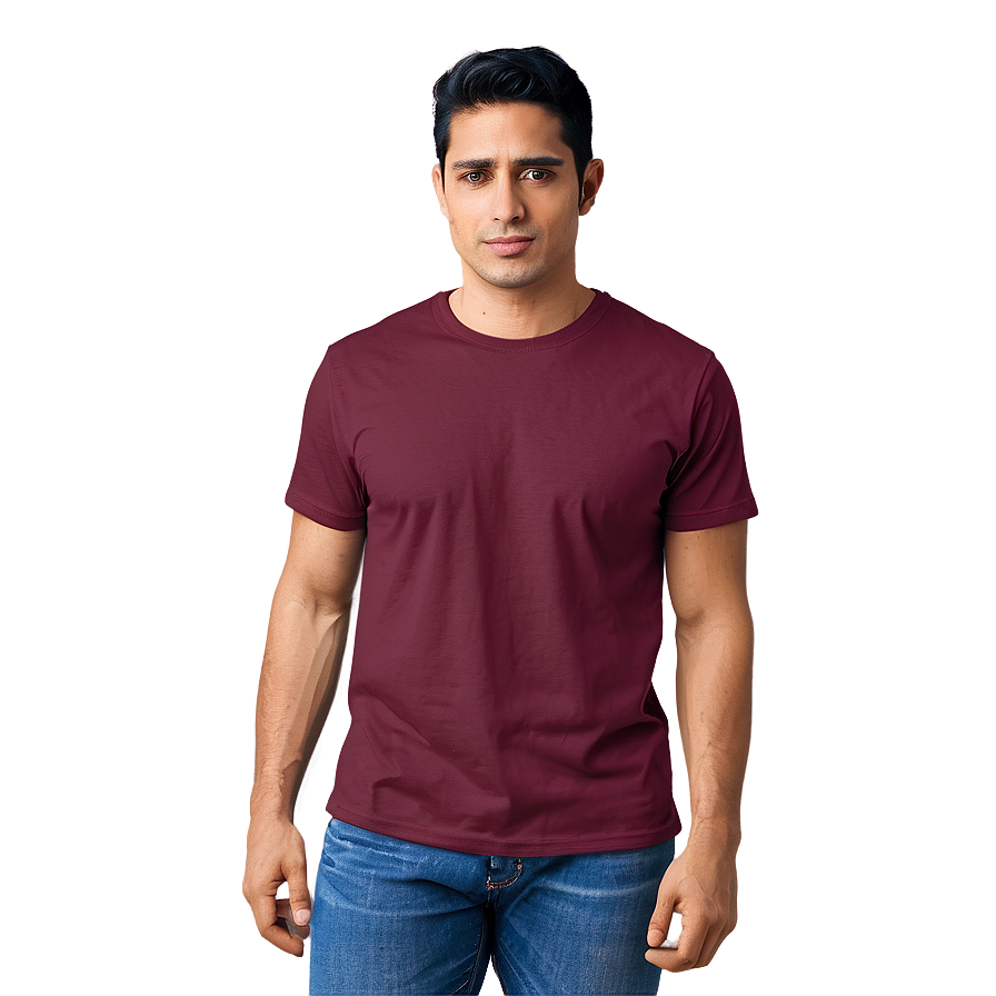 Burgundy Blank Shirt Png 80 PNG Image