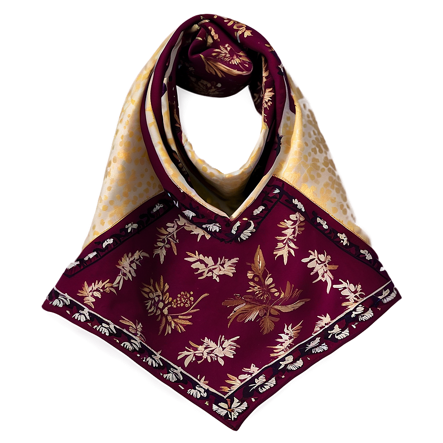 Burgundy Wine Bandana Png 05242024 PNG Image