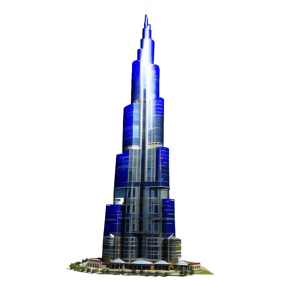 Burj Khalifa Tower Png Aem PNG Image