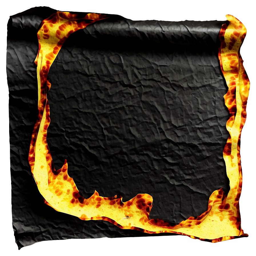 Burned Paper Effect Graphic Png Yuv PNG Image