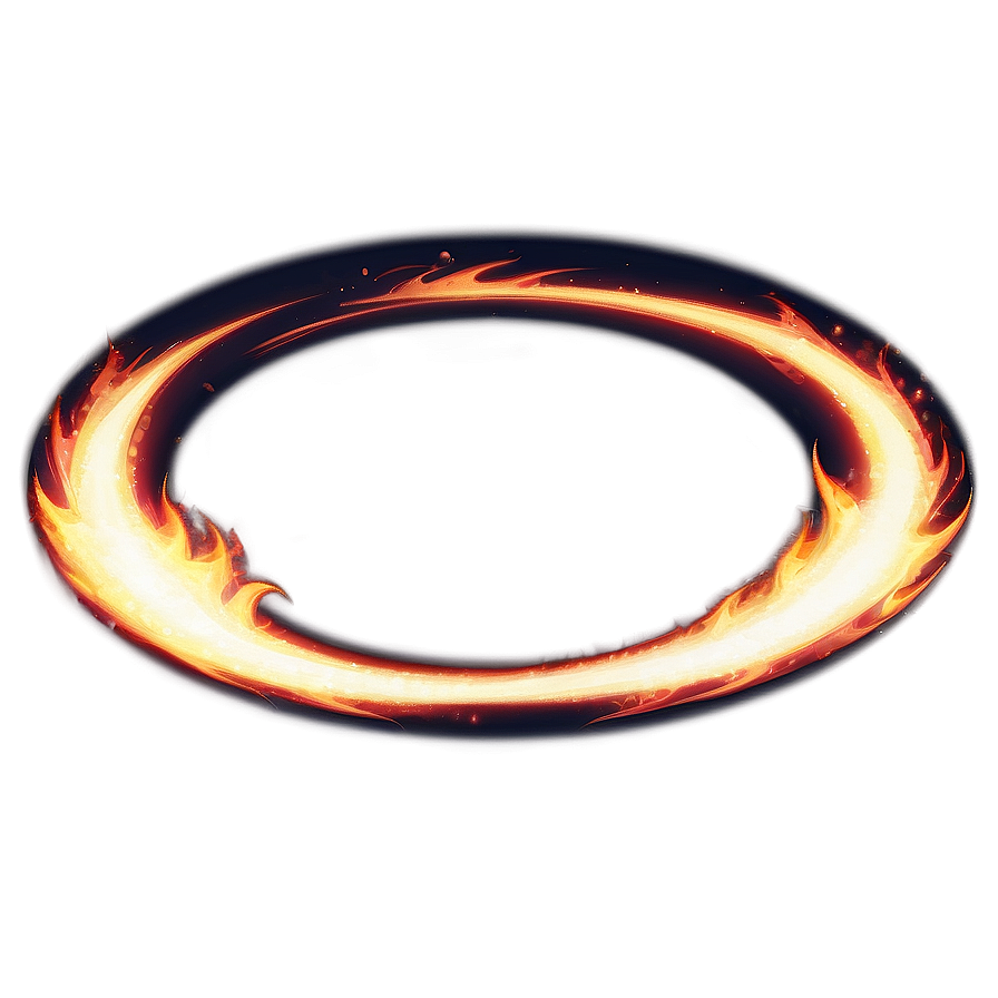 Burning Circle Design Png Rfr PNG Image