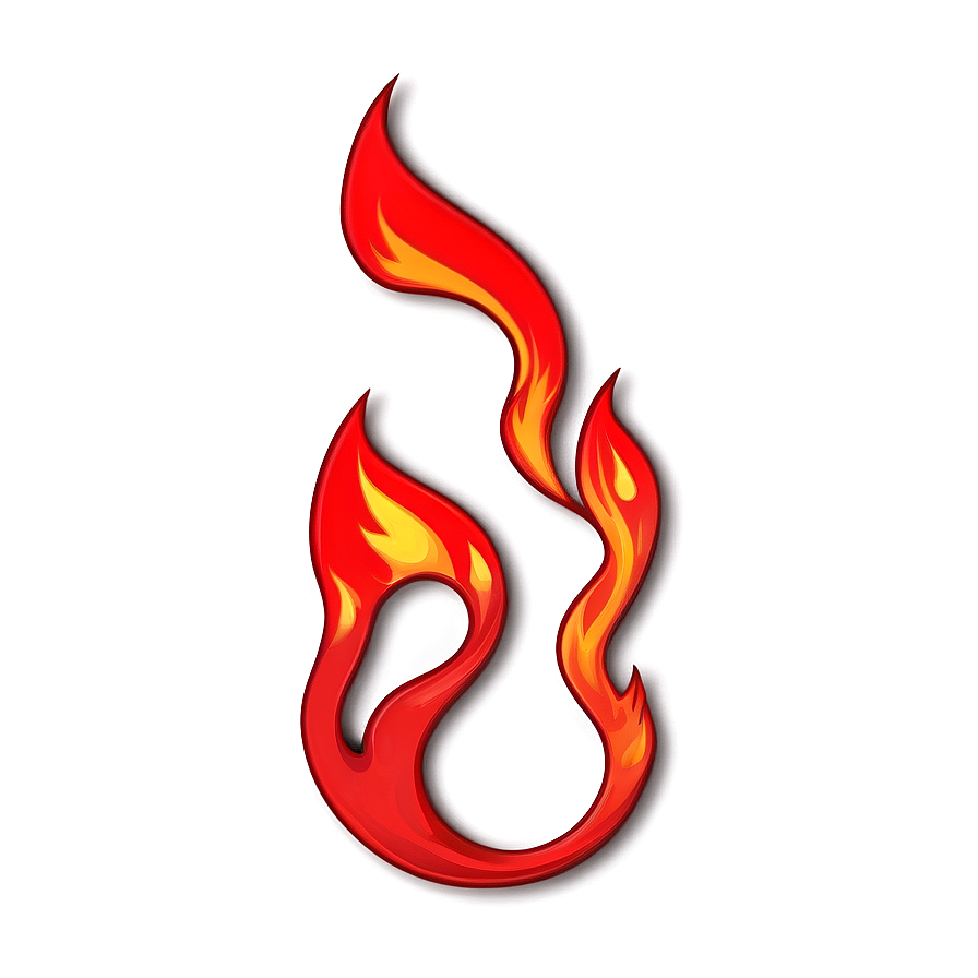 Burning Red Flames Design Png Age54 PNG Image