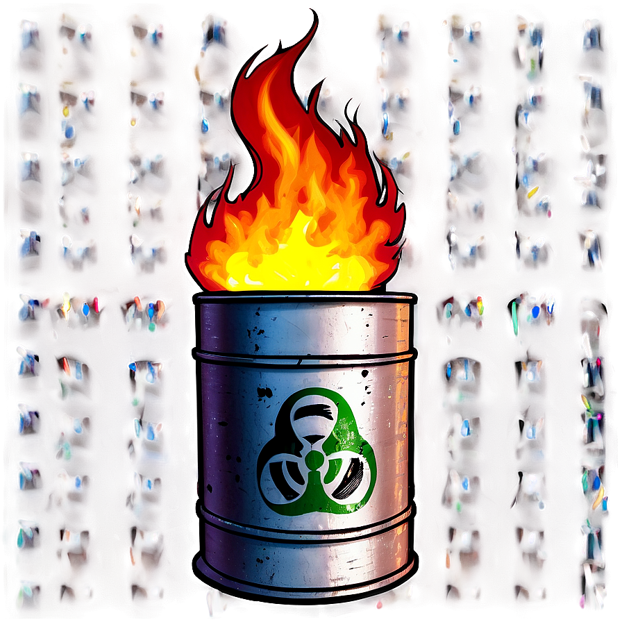 Burning Toxic Waste Png Mdl1 PNG Image