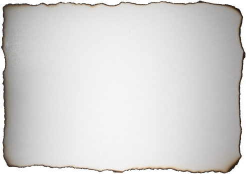 Burnt Edge Blank Paper Texture PNG Image