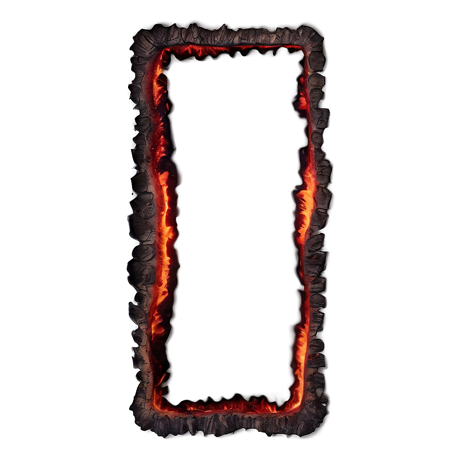 Burnt Edge Border Png Ooe PNG Image